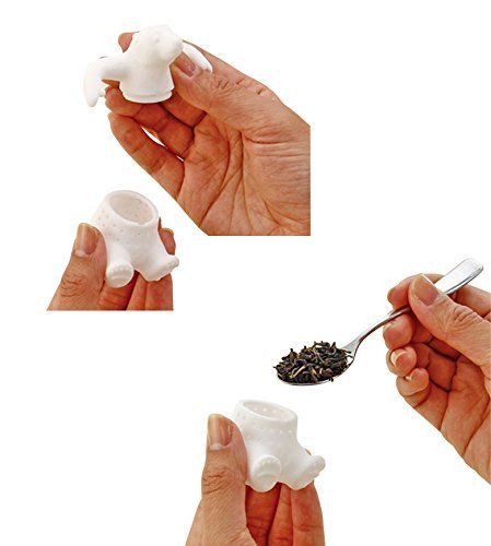 [ Silicon Animal tea strainer Polar Bear 1 pieces ] animal tea in the fuser / tea strainer / Animal Museum cafe