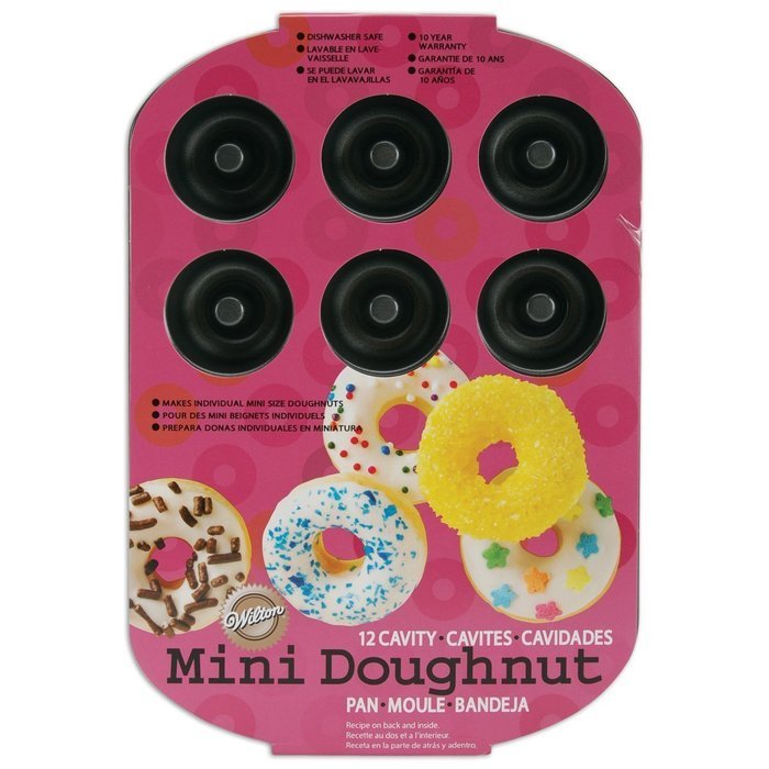 Wilton Nonstick 12-Cavity Mini Donut Pan N8