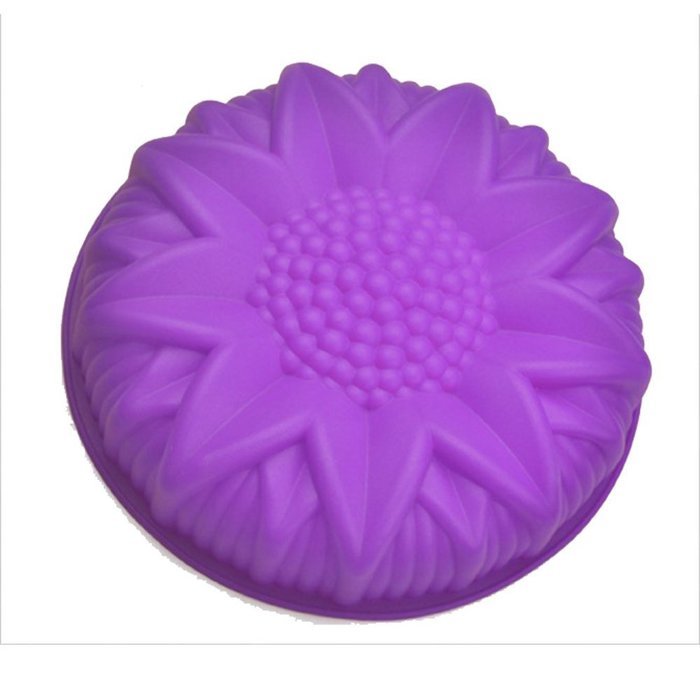 10" Sunflower Cake Bundt Pan Silicone Mold N2