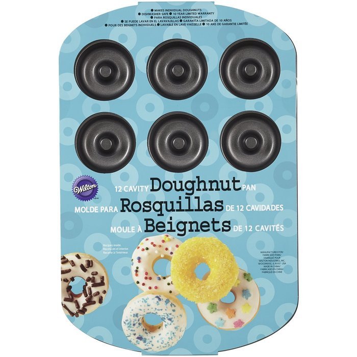 Wilton Nonstick 12-Cavity Mini Donut Pan N9