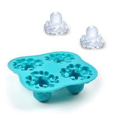 BST Cake Pan Creative Octopus Shaped Ice Tray Mold (Random Colors)