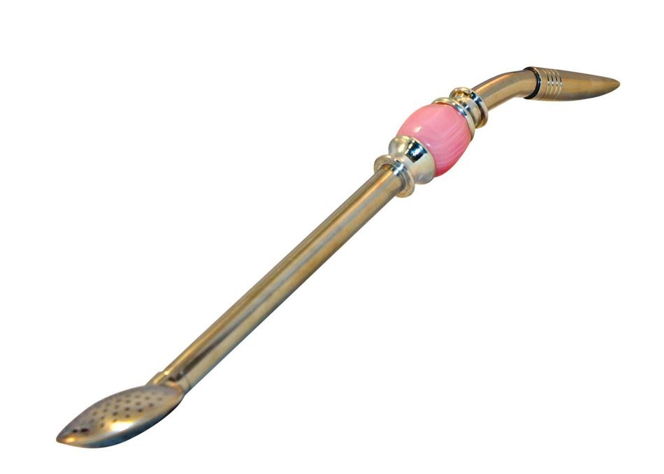 Easy Clean Yerba Mate Bombilla for Gourd Drinking Straw with Cleaning Brush and Removable Filter Head N25