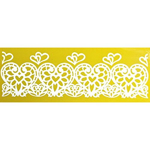 Hearts Embrace Silicone Lace Mat by Chef Alan Tetreault