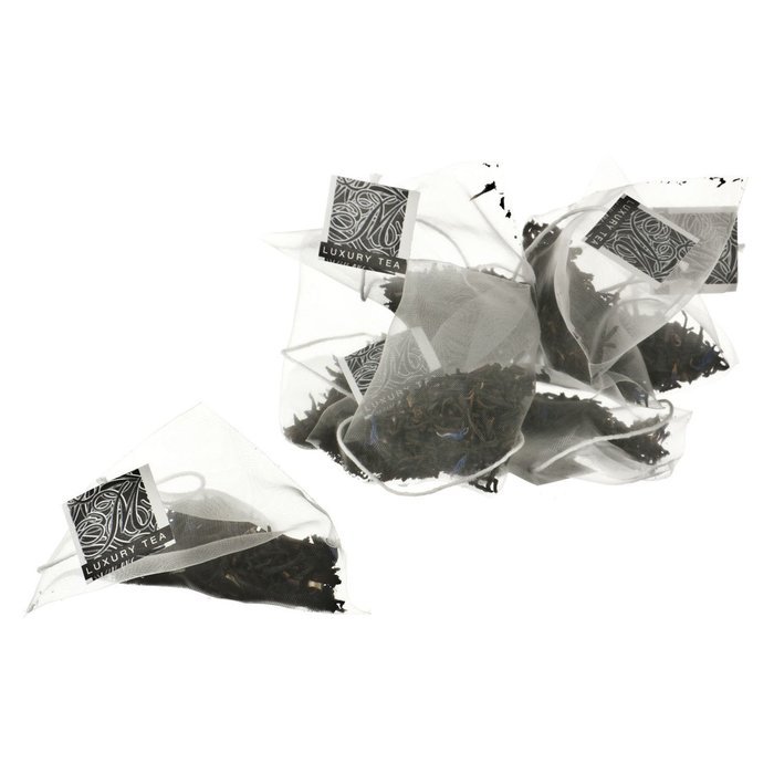 Metropolitan Tea 200 Count Pyramid Shaped Teabags, Decaffeinated Earl Grey Tea N4