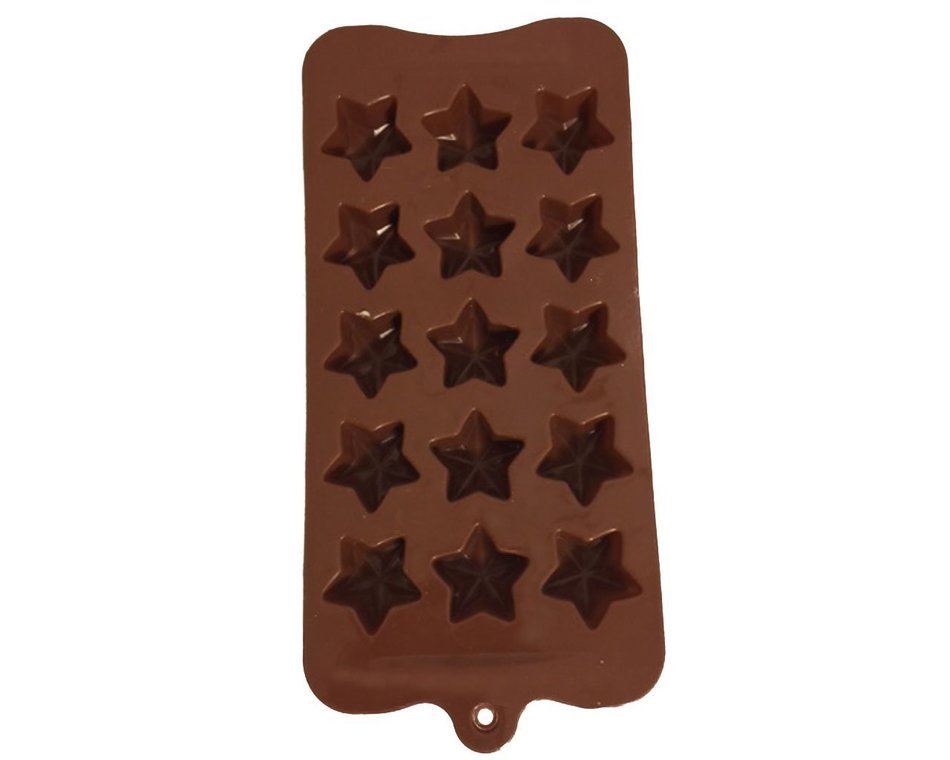 Candy, Chocolate, Jelly, and Silicone Mold of Hearts, Clovers, and Stars (pack of 3) N7