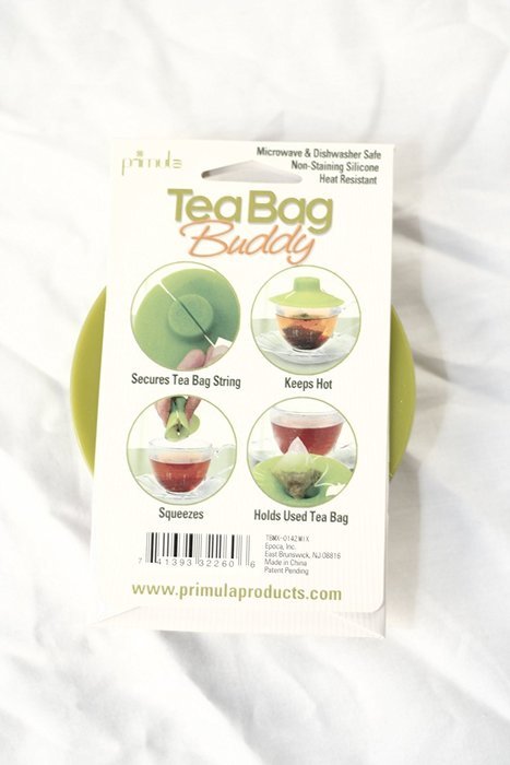 Epoca Silicone Tea Bag Buddy and Cup Cover Lid, 6-Pack, Colors Vary N11