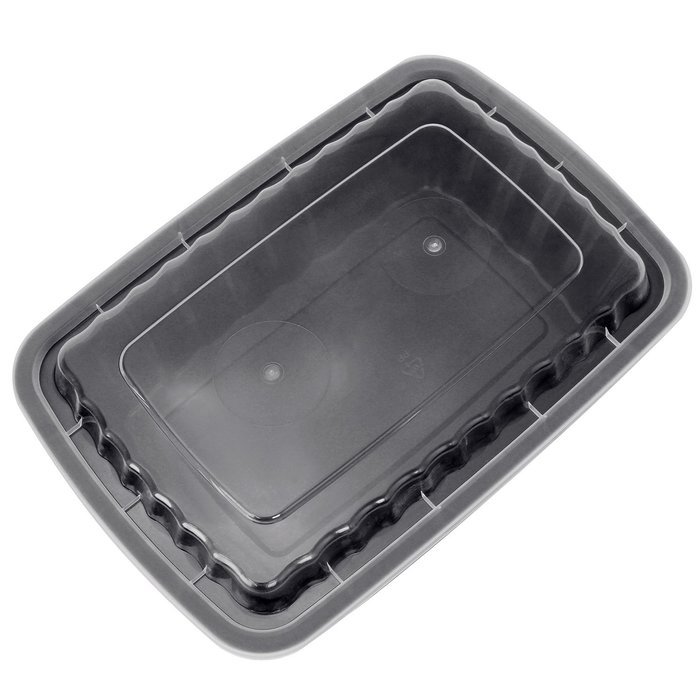 Freshware 20-Pack 7-Inch Round Bento Lunch Boxes with Lids - Stackable, Reusable, Microwave, Dishwasher & Freezer... N31
