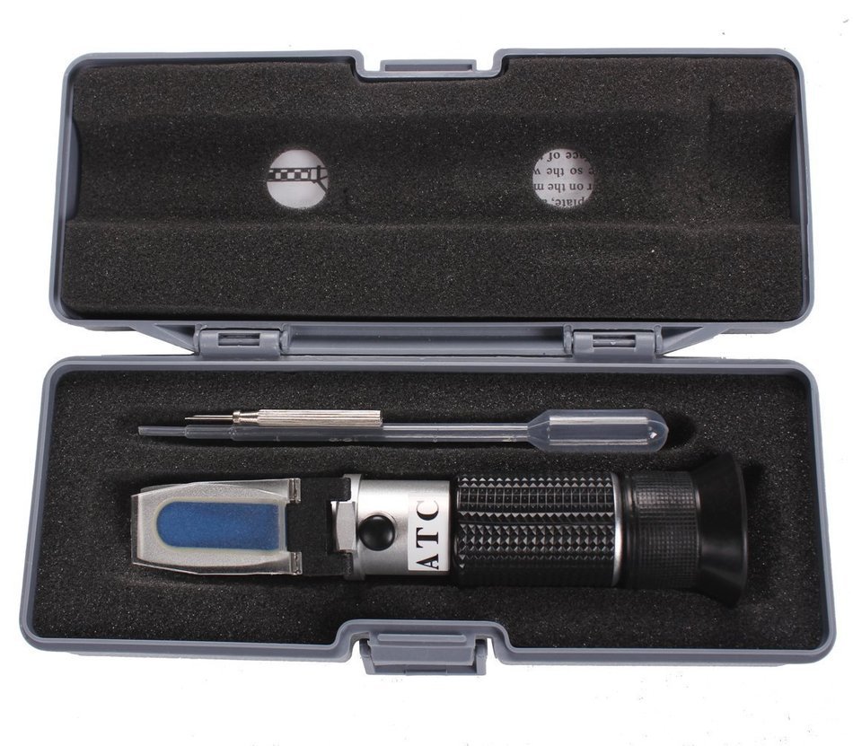 Brix Honey Refractometer High Measuring Range Honey Tester-Baume degrees 38-43 Percentage and Brix 58-92 Percentage N8