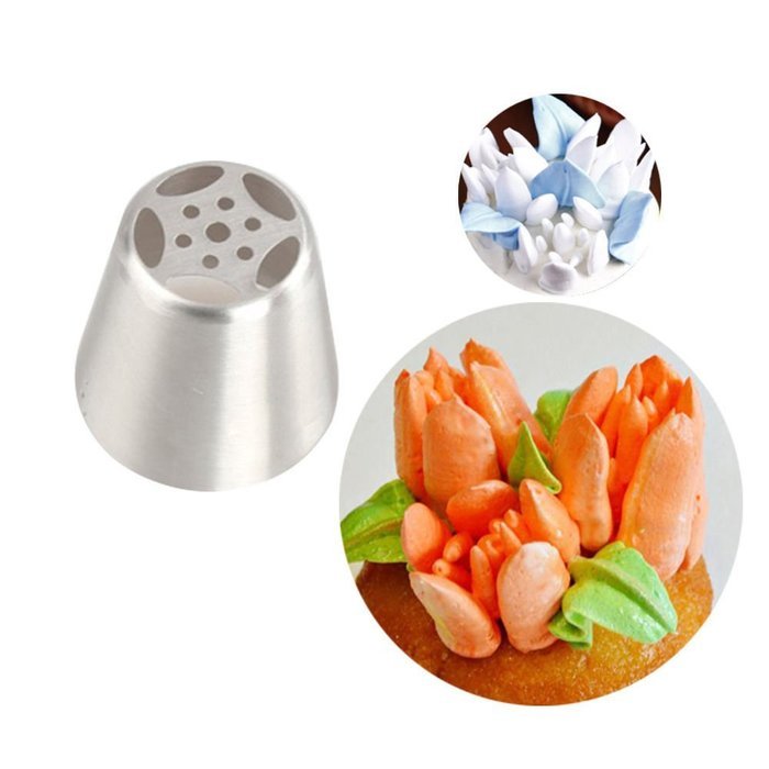 LIHAO 9 Piece Set Russian Piping Tips with Coupler N5