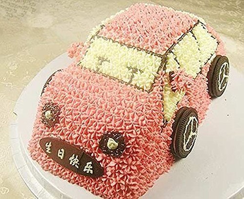 Birthday Cake 3D Car Anode Aluminum Bakeware Baking Mold Creative DIY West Point N3