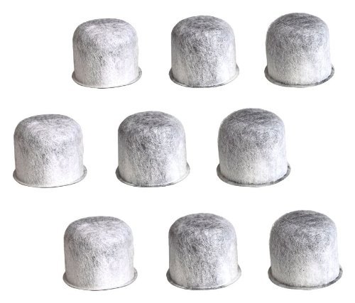 Nine Generic Charcoal Water Filters for use in Capresso(TM) Machines that use 4440.90 Filters