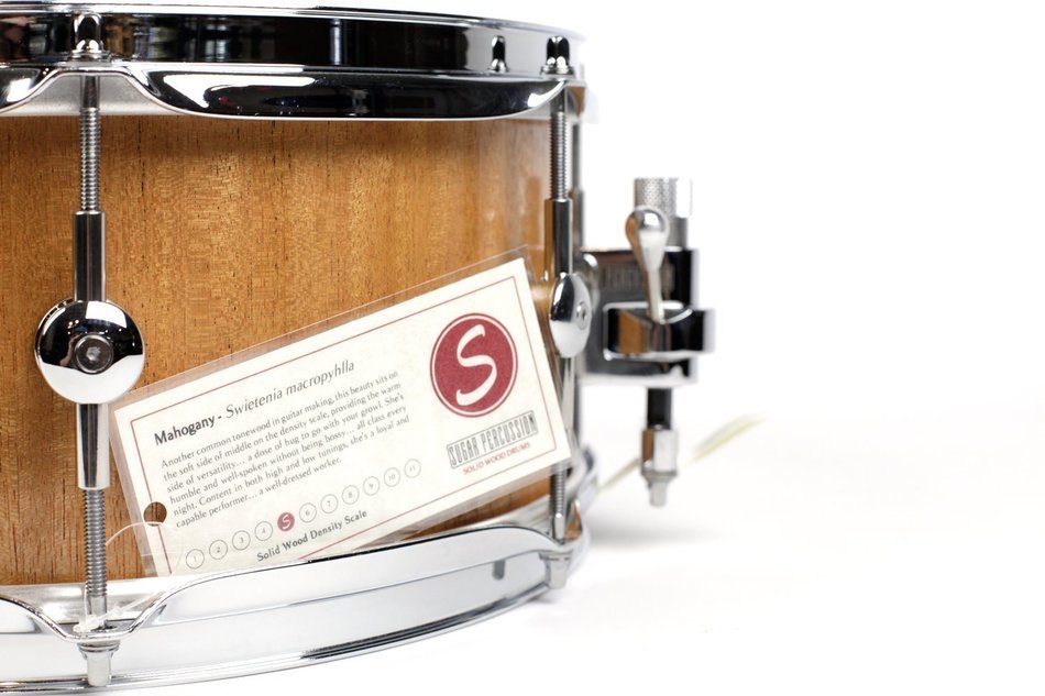 Sugar Perc. 6x14 Stave Snare - Mahogany N4