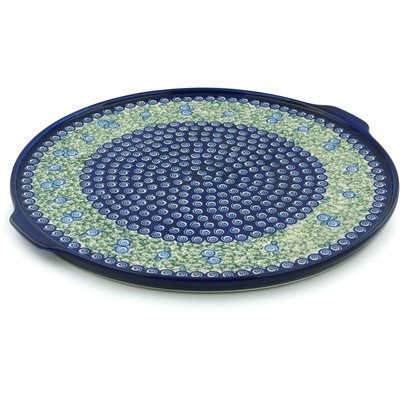 Polish Pottery Pizza Plate 17-inch N8