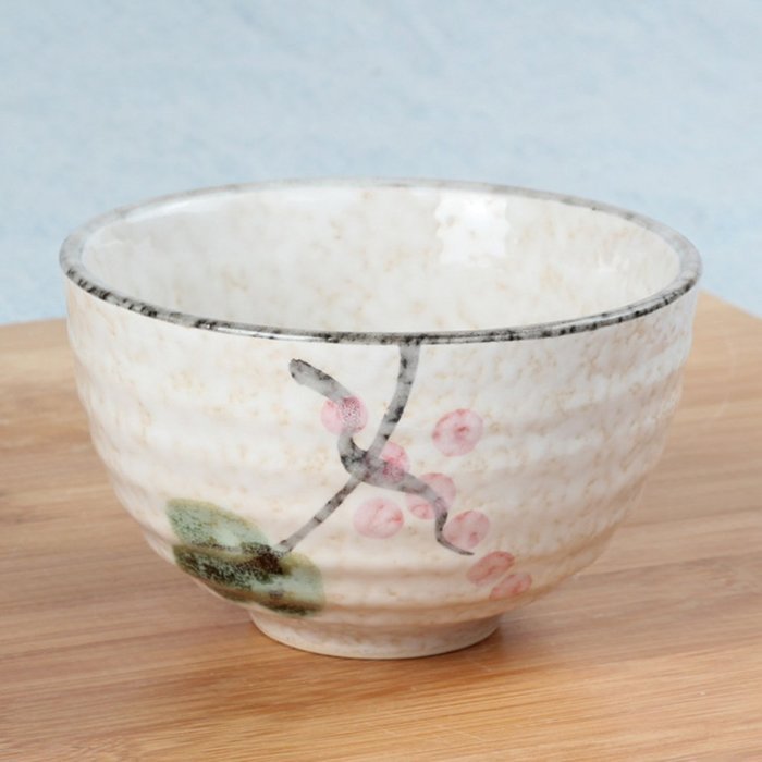 Tea Ceremony Matcha Bowl Green Tea Powder Ceramic Teaware Accessory 4 Patterns - Cherry Blossoms, 11.3x4.8x6.9cm N9