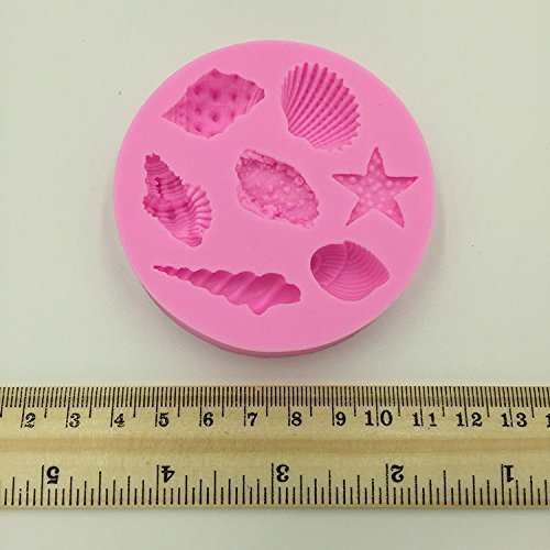 AnyanaShell & Conch Silicone Fondant Mold Cake Decorating Pastry Gum Pastry Tool Kitchen Tool Sugar Paste Baking... N2