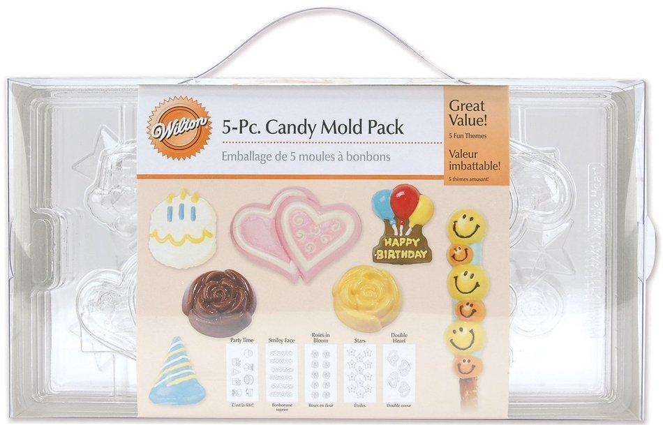 Wilton 10 Piece Candy Mold Mega Pack N3