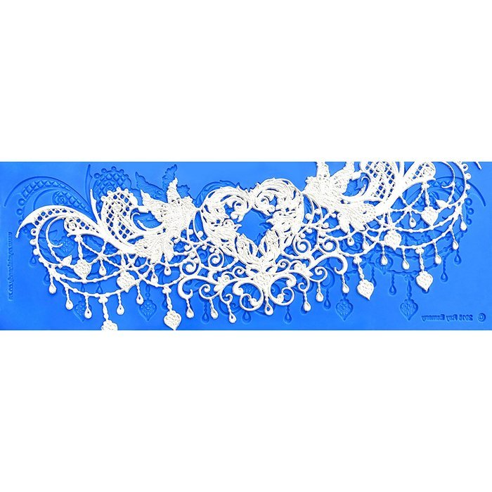 Chandelier Lover Silicone Lace Mat by Crystal Candy