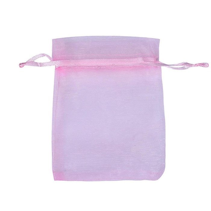 Candy Bag DZT1968 100pcs Organza Wedding Party Decoration Gift Candy Sheer Bags Pouches (Orange) N12