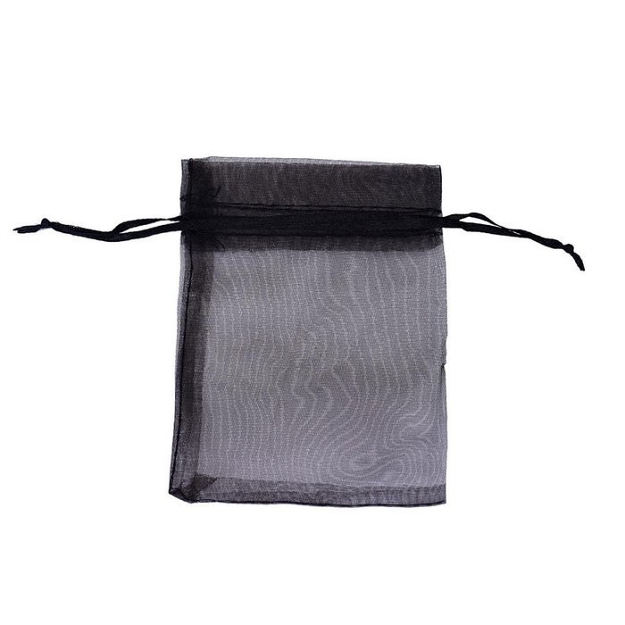 Candy Bag DZT1968 100pcs Organza Wedding Party Decoration Gift Candy Sheer Bags Pouches (Orange) N13