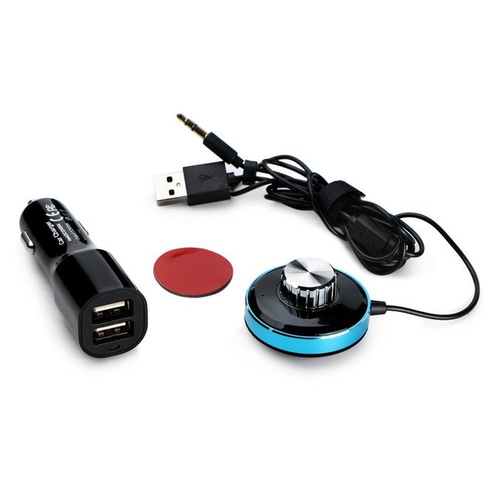 Your Sueprmart Hot Bluetooth 4.0 Receiver 2-Port USB Car Charger Magnetic Base Built-in Mic N4