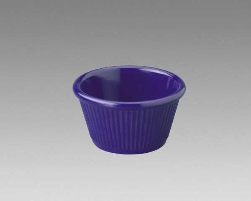 Gessner Products IW-0383A-BL 3 oz. Fluted ramekin- Case of 12