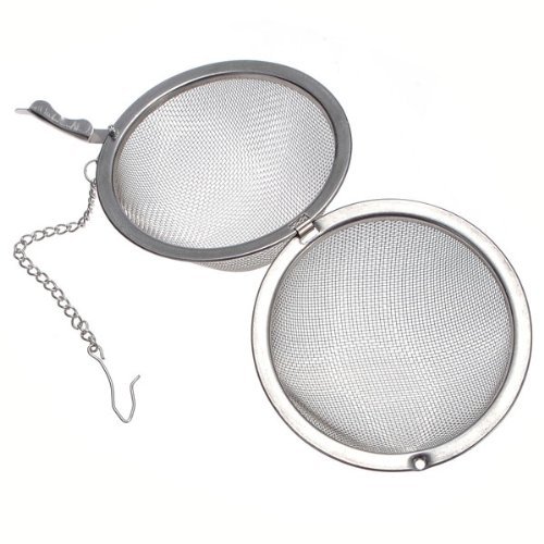 "S Stainless Steel Sphere Locking Tea Ball Strainer" shopping N6