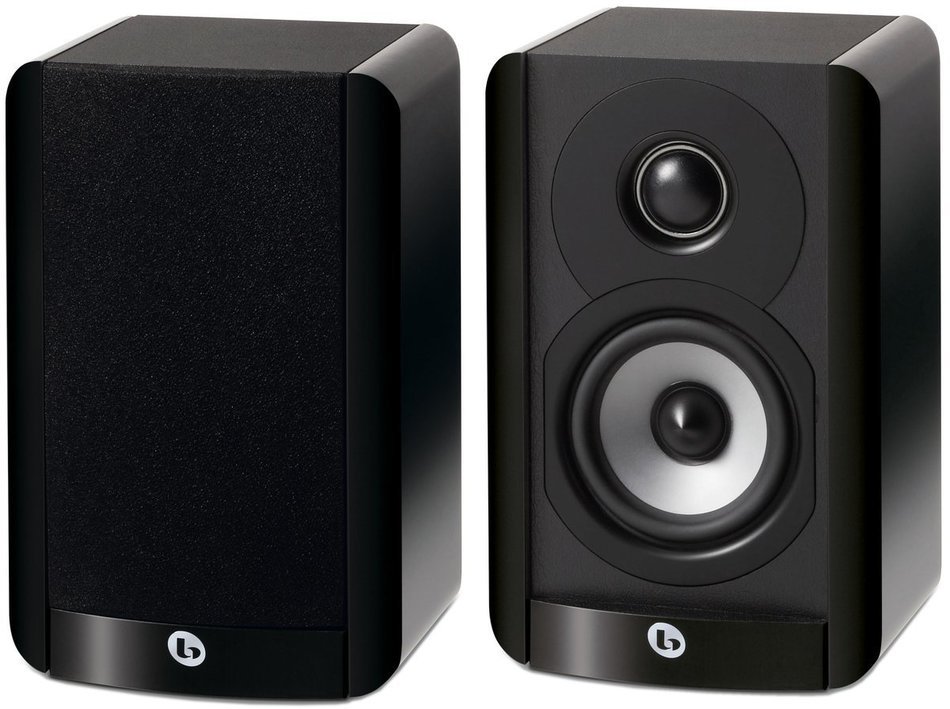 Boston Acoustics A 23 Compact Two-Way 3.5-Inch Woofer Bookshelf/Satellite Speaker (Each, Gloss Black)