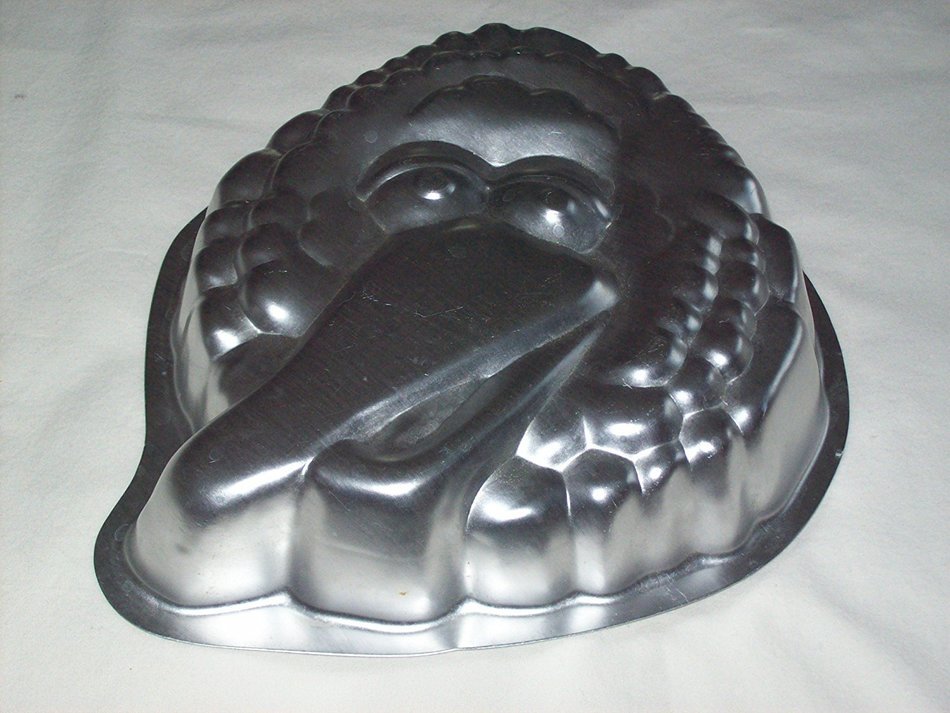 1971,1977 Small Wilton Muppets Big Bird Cake Pan 3005-602