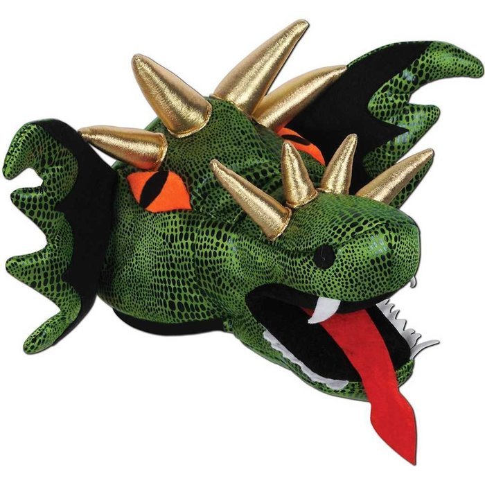 Beistle 60628 Plush Dragon Hat