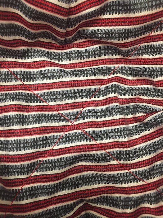 Brick Red Grey stripe,handmade,Hot Cold Bowl Cozy,Microwave Bowl Cozie,Fabric Trivet,Hot pad,Pot Holder,Cotton...