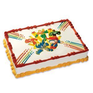 DC Superfriends Super Hero Edible Image Cake Topper