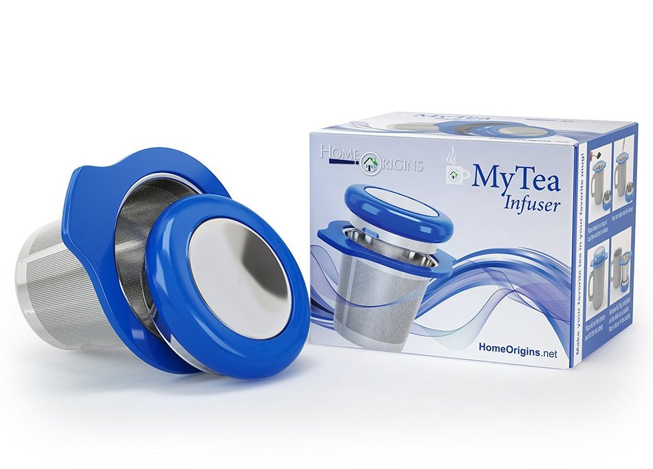 MyTea Infuser ~ Ultra Fine Loose Leaf Tea Infuser with Lid ~ Large Capacity Stainless Steel Tea Strainer Basket... N20