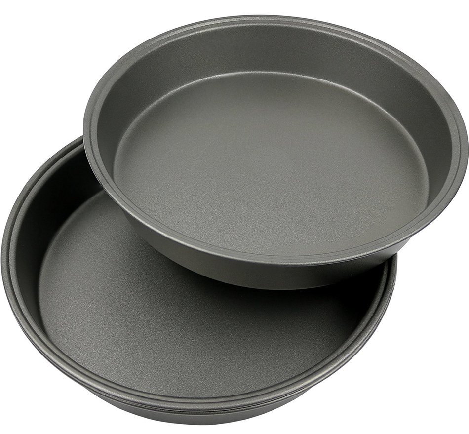 Estilo Oven Non-Stick Round Cake Pan 9.75" Inch Diameter - 2 pack