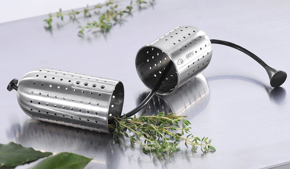 Gefu GUSTO Adjustable Stainless Steel Tea & Spice Infuser / Strainer N5