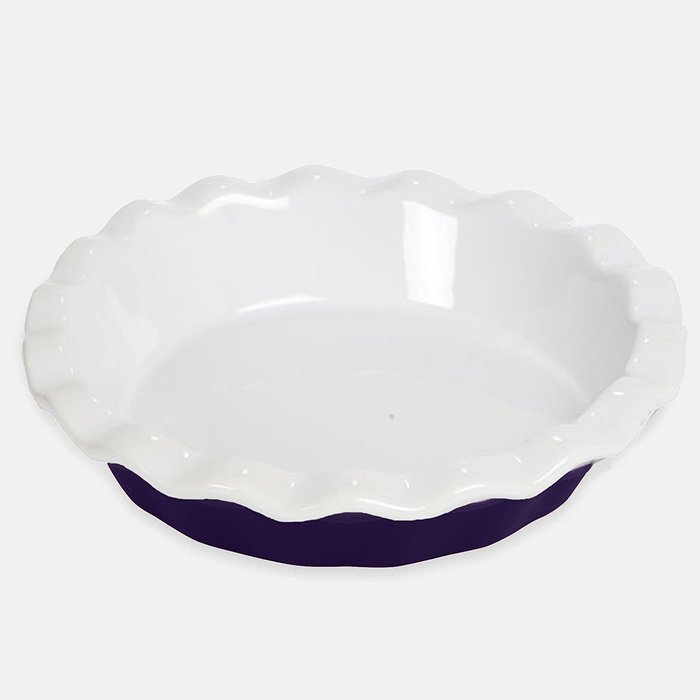 Anchor Hocking Ceramic Pie Plates 9-Inch, Purple N4
