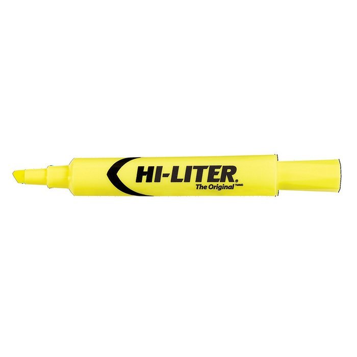 HI-LITER Desk Style, Blue, Box of 12 (24016) N23