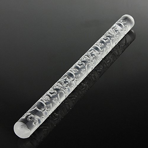 Textured Embossed Acrylic Rolling Pins Fondant Cake Decorating N7 free ...