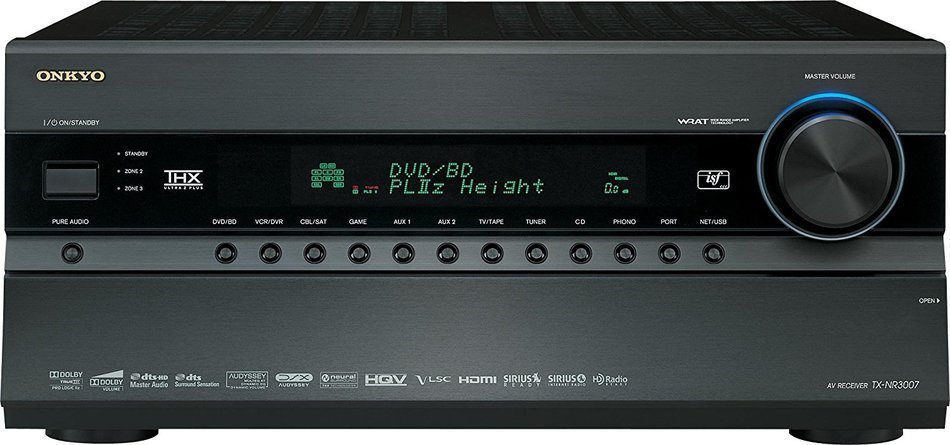 Onkyo TX-NR3007 140 Watts 9.2-Channel AV Surround Home Network Receiver (Black) (Discontinued by Manufacturer) N4