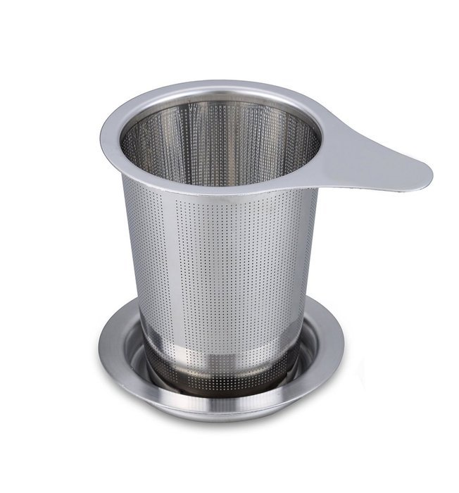 Autoark AH-002-2 Brew-in-mug Teapot Extra Fine Mesh Tea Strainer Infuser Steeper with Lid and Handle for Loose... N5