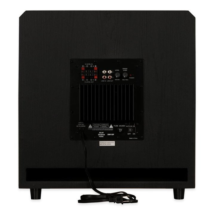 Blue Octave Home SW15F Subwoofer (Black) N4