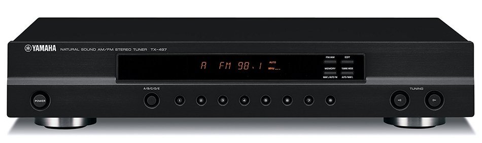 Yamaha TX-497 Natural Sound AM/FM Stereo Tuner (Black) (Discontinued by Manufacturer)