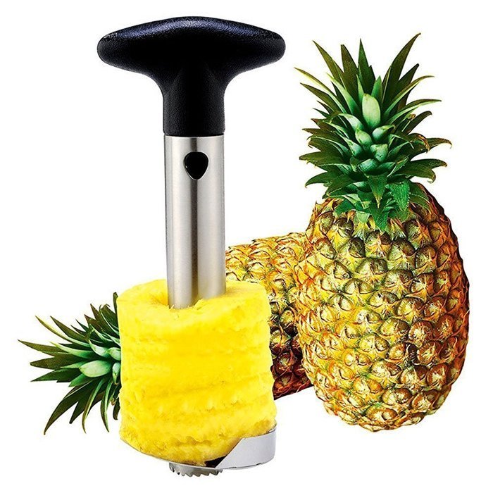 Pineapple Corer Slicer Peeler (Stainless-Steel) by Maryle