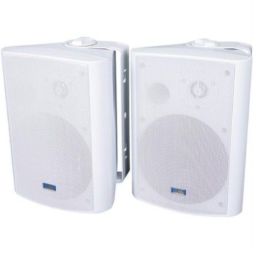 Tic Corporation Asp120-W Indoor/Outdoor 120-Watt Speakers With 70-Volt Switching (White) N3