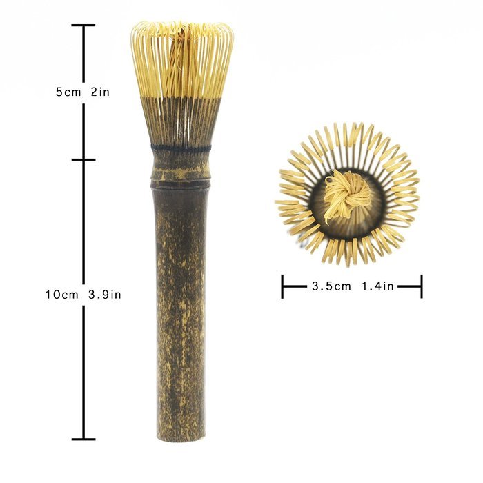 Brightea Quality Matcha Whisk Chasen Purple Bamboo Whisk Long Handle and Narrow for Everyday Use N13