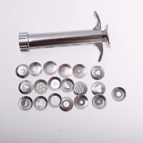 19 Heads Sugarcraft Clay Gun Craft Cake Decorating Pastry Baking Supplies Molds N8