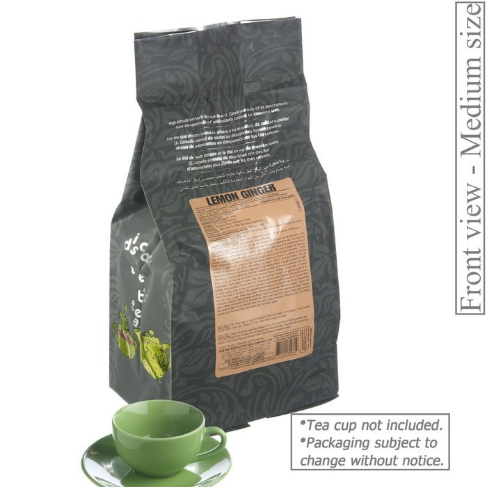 Metropolitan Tea 200 Count Pyramid Shaped Teabags, Lemon Ginger N3