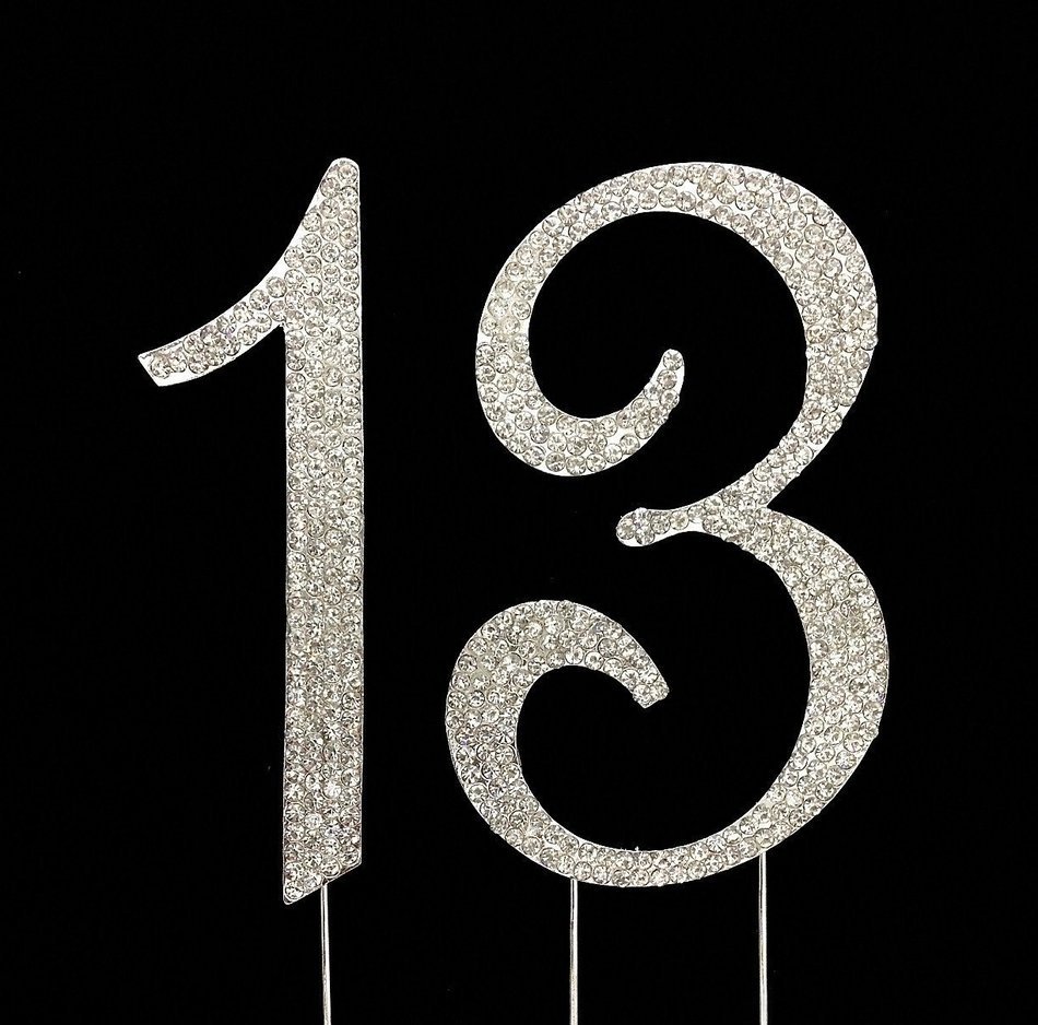 Perfectmaze Rhinestone Cake Toppers Combination Collection Wedding Anniversary Cake Decoration (13) N7