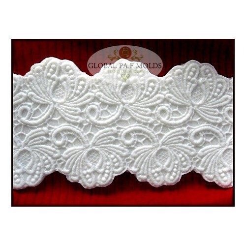 Silicone Fondant Mold, Elegant Lace 022