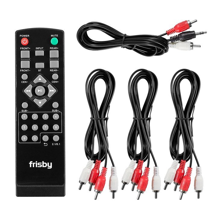 Frisby FS-5040BT 5.1 Surround Sound Home Theater Speakers System with Bluetooth USB/SD and Remote N9