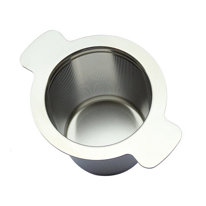 Yolococa Tea Infuser Strainer With Lid and Double Handles Perfect Brew-in-Mug Filter for Loose Leaf Tea N6